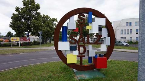 Kunst im Kreisverkehr, Salzstadt Schönebeck
