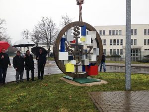 Kreisverkehr Skulptur SalzStadt